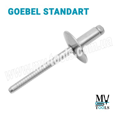 Заклепка відривна зі збільшеним буртиком GOEBEL STANDART